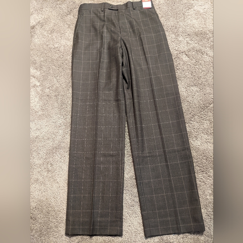 Brand New W Tags Men's Louis Raphael Rosso Red Pants Size 32x32